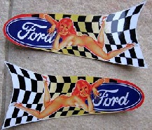 stickers-autocollants-ford-pinup