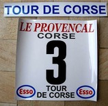 numéro de portière tour de corse