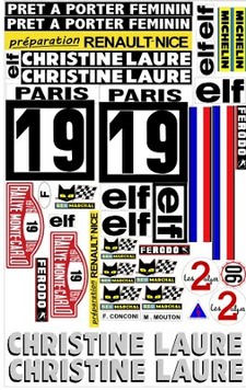 kit déco alpine monte carlo 1975 mouton