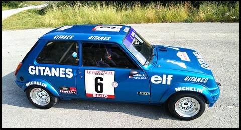 renault 5 alpine gitanes tour corse 1979