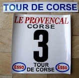 numéro de portière tour de corse
