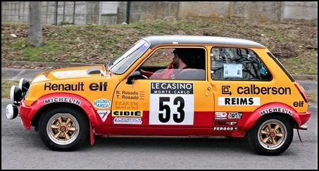renault 5 alpine calberson monte carlo 78